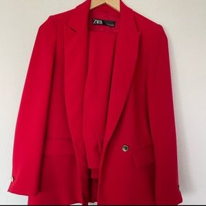 Zara Red Suit!